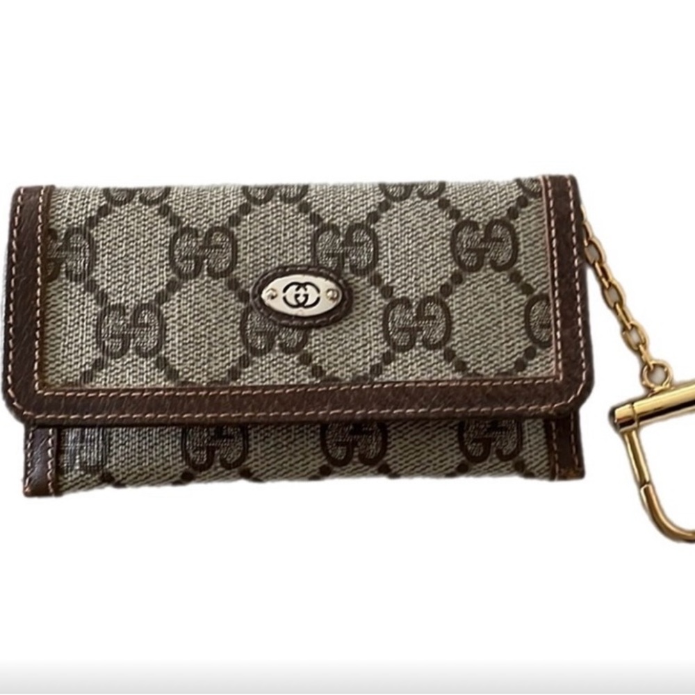 Gucci GG Monogram Key-holder Mini Wallet